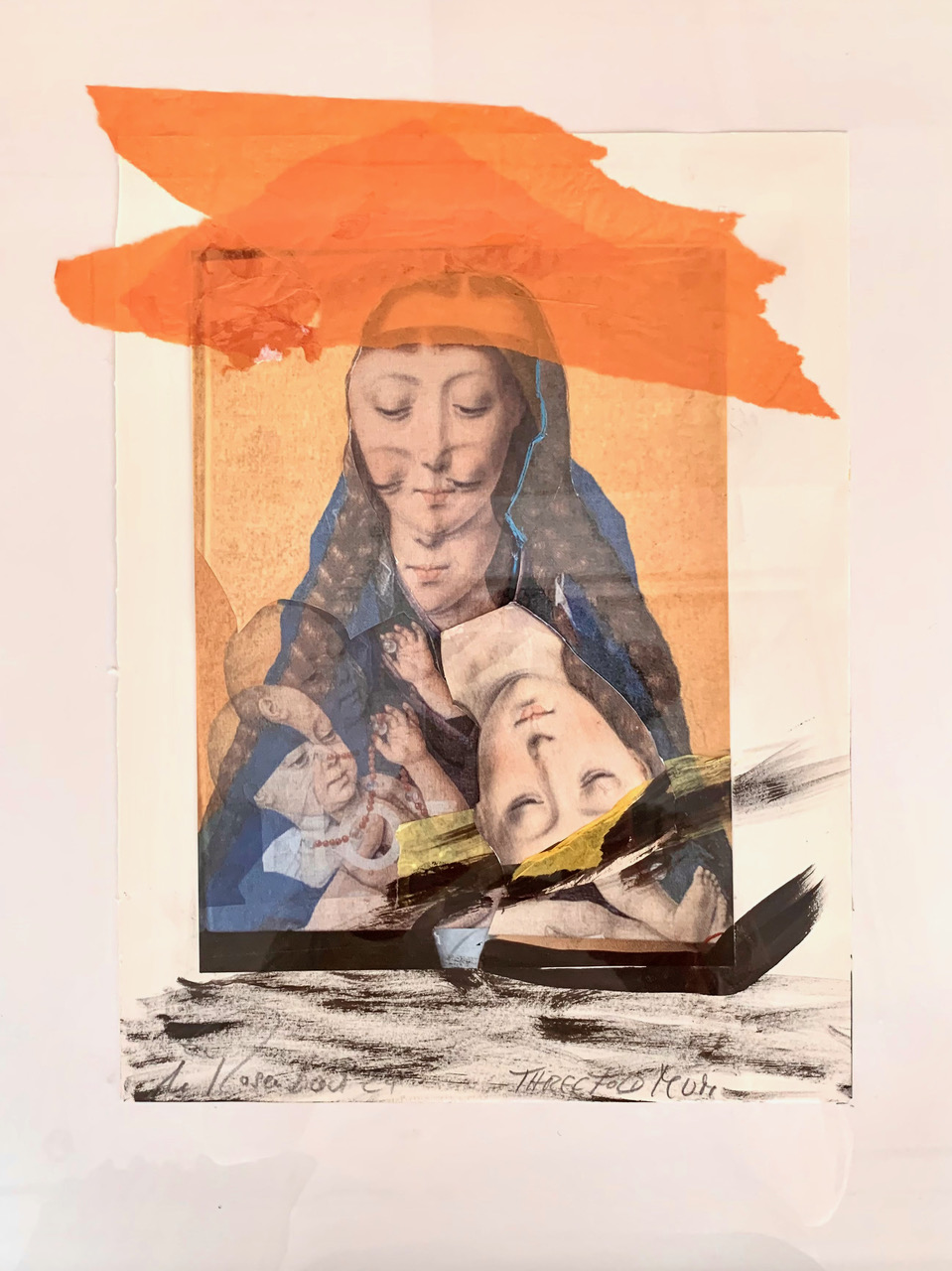 Ulrike Rosenbach, Threefold Mum“ von 2024, Courtesy Gisela Clement , Bonn